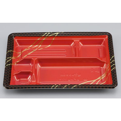 【蓋付き】BF弁当77-1(市松) 【本体600枚・蓋600枚セット】